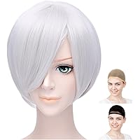 Amazon.co.jp: さらさら フルウィッグ ボブ 35cm 前髪斜め